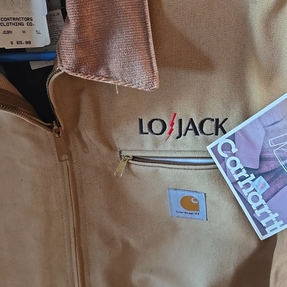 Vintage Never Worn 2002 With Tags Carhartt Blanket Lined Jacket Mens 44 Tall
